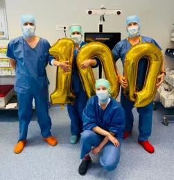 Robot Cori 100 patients traités à la clinique Kennedy