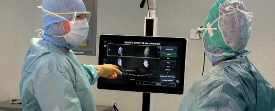 Robot Cori pour la chirurgie orthopédique